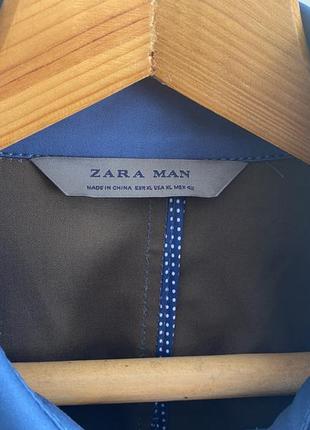 Плащ тренч куртка zara man4 фото