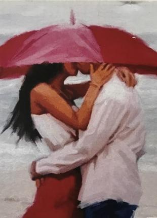 Набір діамантова мозаїка "під парасолькою" 40*50 на підрамнику