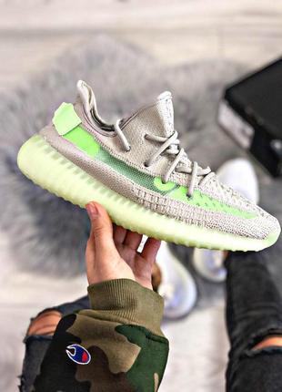 Adidas yeezy шикарные мягкие кроссовки адидас серый цвет (весна-лето-осень)😍