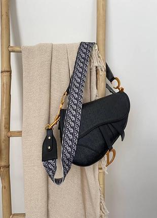 Сумка женская christian dior saddle  люкс качество седло сумка маленькая кристиан диор кросс-боди9 фото