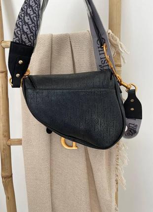 Сумка женская christian dior saddle  люкс качество седло сумка маленькая кристиан диор кросс-боди8 фото