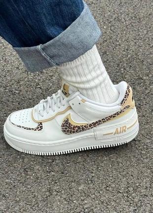 Nike airforce shadow leopard3 фото