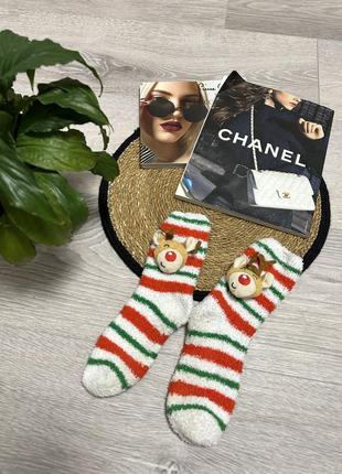 Шкарпетки махра новорічні