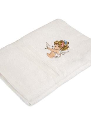 Рушник  для хрещення крижма100×150 білий