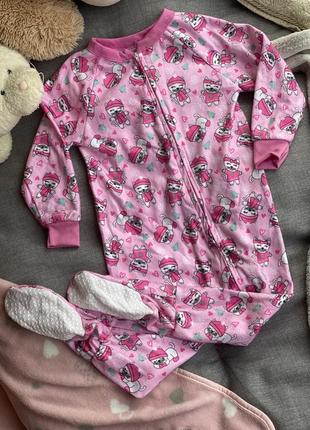 Человечек фланелевый mon petit на 3 года пижама