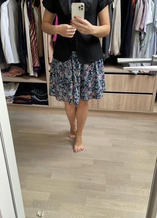 Спідниця в квітковий принт