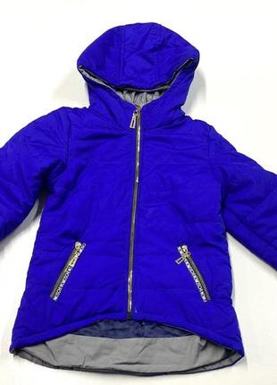 Курточка удлиненная демисезонная на мальчика 104-128 р