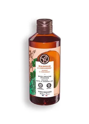 Гель для ванны и душа манго-кориандр увлажнения и приятный аромат 400 мл