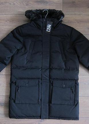 Парка куртка мужская зимняя brave soul черная