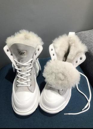 Кожаные сапоги ugg