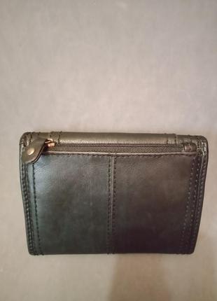 Стильный вместительный кожаный кошелек портмоне много отелений натуральная кожа levis3 фото