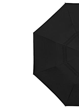 Женский зонт наоборот up-brella 1166 black3 фото