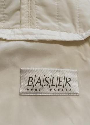 Basler легкая стеганая курточка белого(молочного) цвета5 фото