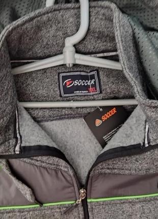 Мужской спортивный костюм очень теплый soccer