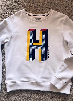 Свитшот, лонгслив tommy hilfiger оригинал бренд размер s,m