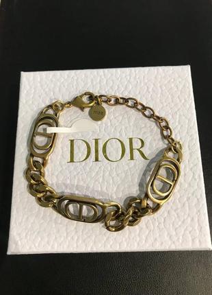 Брендовый браслет в позолоте стиль винтаж