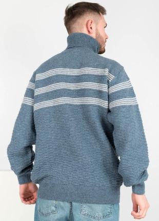 Мужской теплый свитер светр гольф зима осень4 фото