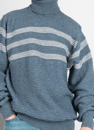 Мужской теплый свитер светр гольф зима осень3 фото