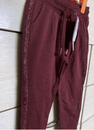 104 утепленные брюки с лампасами c&amp;a( zara, next, h&amp;m)5 фото