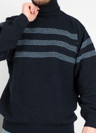 Мужской теплый свитер светр гольф зима осень2 фото