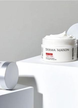 Антивіковий крем для обличчя з потрійним ефектом medi-peel derma maison egf triple repair cream