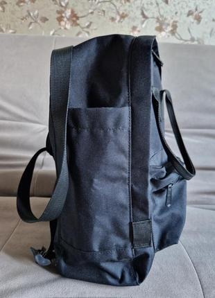 Унісекс чорний рюкзак fjallraven kanken5 фото