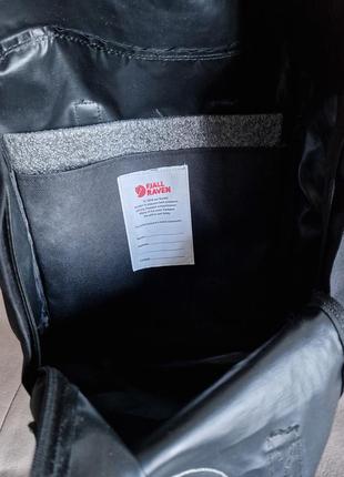 Унісекс чорний рюкзак fjallraven kanken8 фото