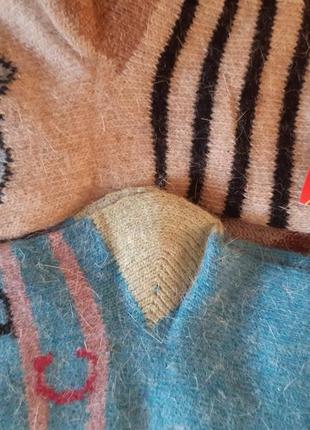 Детские носки из заячей шерсти 🐇3 фото