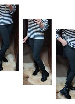 Женские чёрные джинсы сигаретки узкие женские чёрные джинсы just cavalli италия джинсы на высокий рост7 фото