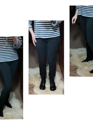 Женские чёрные джинсы сигаретки узкие женские чёрные джинсы just cavalli италия джинсы на высокий рост3 фото