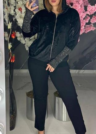 Невероятно раскошный костюм,люкс качество, бархатный, турция.