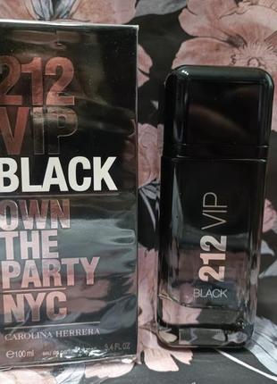 Carolina herrera 212 vip black мужская парфюмированная вода