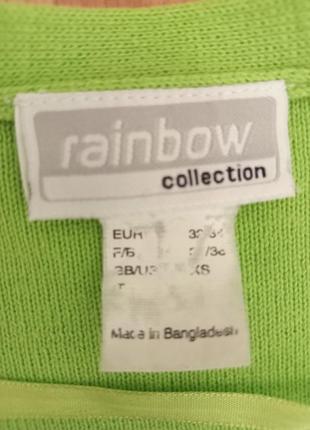 Салатовый кардиган rainbow collection5 фото