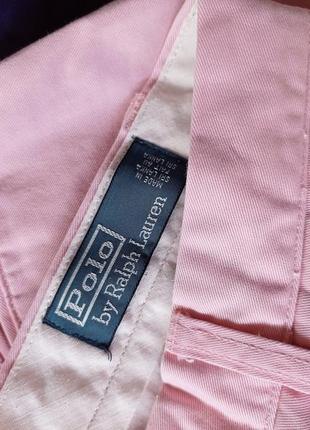 Брюки брюки унисекс polo ralph lauren винтаж розовые брюки 32/32