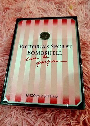 Эпатажный шик-парфюм victoria's secret bombshell 100ml абсолютно новый запечатан (лиц.)