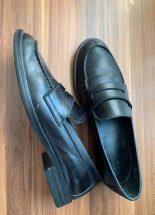 Кожаные туфли лоферы mango р.37 оригинал