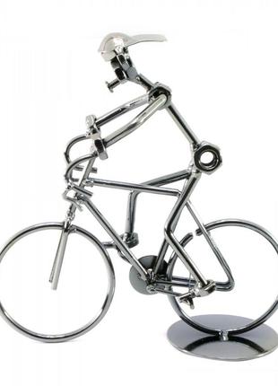 Статуетка велосипедист техноарт 250661 фото