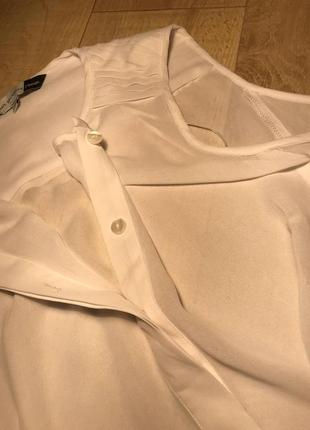 Класична базова біла блуза бренду debenhams2 фото