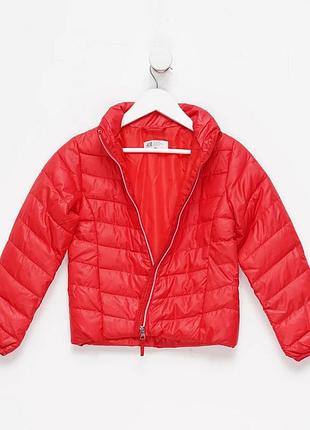 Куртка демісезонна червона дитяча h&m