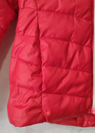 Куртка демисезонная красная детская h&m7 фото