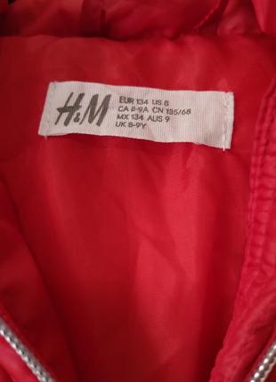 Куртка демисезонная красная детская h&m5 фото