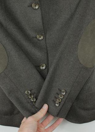 Премиальный пиджак блейзер tagliatore gray wool/angora piacenza sport blazer women's4 фото