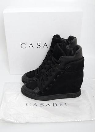 Сникерсы casadei,casadei,кроссовки casadei,замшевые сникерсы casadei