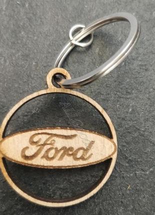 Брелок для ключів дерев'яний ford