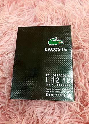Lacosteeau de lacoste l.12.12 noir  ! в138