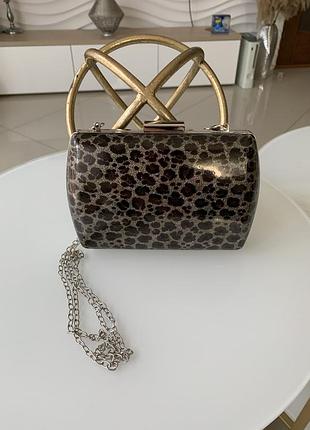 Клатч сумочка вечерняя лаковая