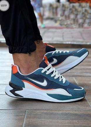 Стильные ядовые кроссовки nike navy low