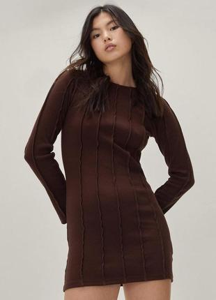 Сукня в рубчик🤎nasty gal🤎