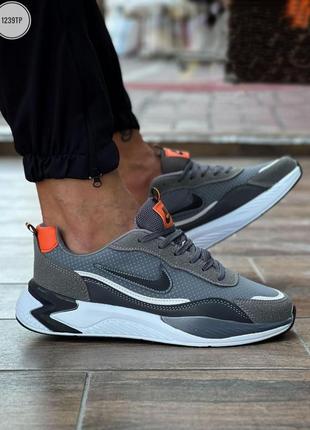 Стильные ядовые кроссовки nike silver gray low