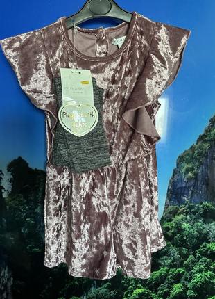 Ромпер велюр  5-6р